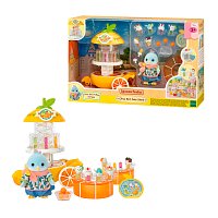 Stánek na výrobu citrusových nápojů