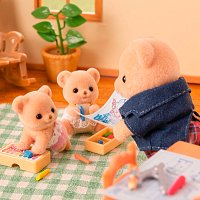 Dvojčata sušenkoví medvídci s motorkou