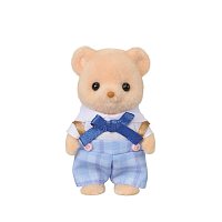 Sušenkoví medvídci sestra a bratr na pikniku