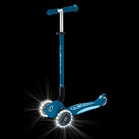 Koloběžka Globber Elite Lights 3-kolečka, tmavě modrá