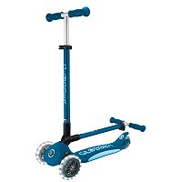 Koloběžka Globber Elite Lights 3-kolečka, tmavě modrá