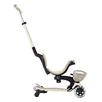 Koloběžka Go Up Baby Lights se sedátkem 3 v 1, taupe