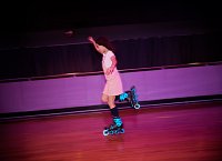 Inline brusle GO SKATES se svítícím předním kolečkem vel. 34-37, černo-modré