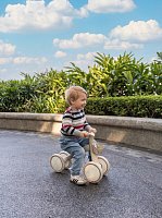 Odrážedlo pro nejmenší LEARNING BIKE ECOLOGIC, coconut