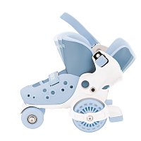 Dětské čtyřkolové brusle LEARNING SKATES vel. EU 26-29, popelavě modrá