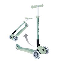 Koloběžka PRIMO FOLDABLE LIGHTS ECOLOGIC, pistachio