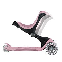 Koloběžka GO UP DELUXE 360° LIGHTS ECOLOGIC  3v1, berry