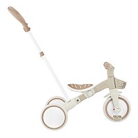 Tříkolka LEARNING TRIKE 3v1 PLUS ECOLOGIC, coconut