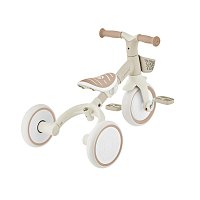 Tříkolka LEARNING TRIKE 3v1 PLUS ECOLOGIC, coconut