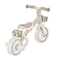 Tříkolka LEARNING TRIKE 3v1 PLUS ECOLOGIC, coconut