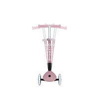 Koloběžka JUNIOR FOLDABLE LIGHTS ECOLOGIC, berry
