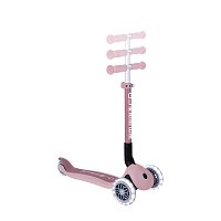 Koloběžka JUNIOR FOLDABLE LIGHTS ECOLOGIC, berry