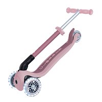 Koloběžka JUNIOR FOLDABLE LIGHTS ECOLOGIC, berry