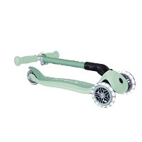 Koloběžka JUNIOR FOLDABLE LIGHTS ECOLOGIC, pistachio