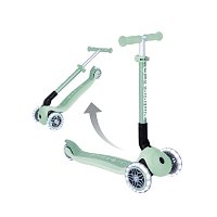 Koloběžka JUNIOR FOLDABLE LIGHTS ECOLOGIC, pistachio