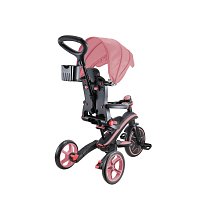 Tříkolka Globber Explorer Trike Foldable 4v1, tmavá pastelová růžová