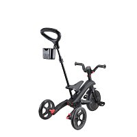Tříkolka Globber Explorer Trike Foldable 4v1, černo-šedá