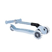 Koloběžka JUNIOR FOLDABLE LIGHTS ECOLOGIC, blueberry