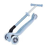 Koloběžka JUNIOR FOLDABLE LIGHTS ECOLOGIC, blueberry