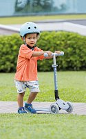Koloběžka JUNIOR FOLDABLE LIGHTS ECOLOGIC, blueberry