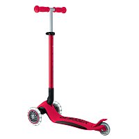 Koloběžka Globber Elite Lights 3-kolečka, červená