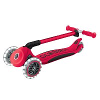 Koloběžka Globber Elite Lights 3-kolečka, červená