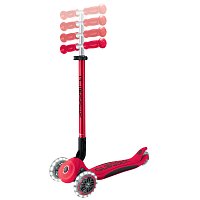 Koloběžka Globber Elite Lights 3-kolečka, červená