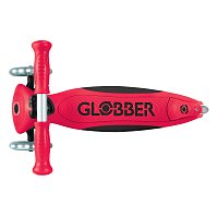 Koloběžka Globber Elite Lights 3-kolečka, červená