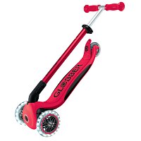 Koloběžka Globber Elite Lights 3-kolečka, červená