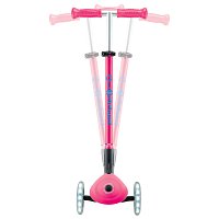 Koloběžka Globber Elite Lights  3-kolečka, fuchsiová