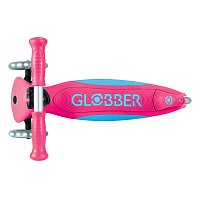 Koloběžka Globber Elite Lights  3-kolečka, fuchsiová