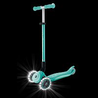 Koloběžka Globber Elite Lights  3-kolečka, tmavá mint