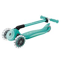 Koloběžka Globber Elite Lights  3-kolečka, tmavá mint