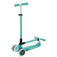Koloběžka Globber Elite Lights  3-kolečka, tmavá mint