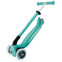 Koloběžka Globber Elite Lights  3-kolečka, tmavá mint
