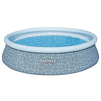 Nadzemní bazén kruhový Fast Set, kartušová filtrace, schůdky, průměr 4,57m, výška 1,07m