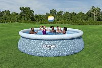 Nadzemní bazén kruhový Fast Set, kartušová filtrace, schůdky, průměr 4,57m, výška 1,07m