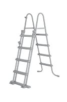 Nadzemní bazén Steel Pro MAX šedý, kartušová filtrace, schůdky, plachta, 396 x 122 cm