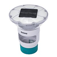 Dávkovací plovák na bazénovou chemii SolarGlow se solárním LED světlem