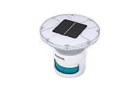 Dávkovací plovák na bazénovou chemii SolarGlow se solárním LED světlem