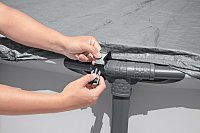 Prémiová krycí plachta na kruhový bazén s průměrem 549 cm