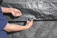 Prémiová krycí plachta na kruhový bazén s průměrem 610 cm