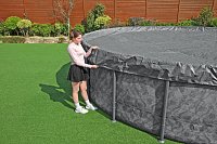 Prémiová krycí plachta na kruhový bazén s průměrem 610 cm