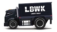 Maisto - Muscle Machines Work Rigs - JDM Box Truck, 1:64