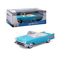 Maisto - Speical Edition - 1957 Chevrolet® Bel Air®Convertible, světle modrá, 1:18