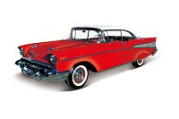 Maisto - Speical Edition - 1957 Chevrolet® Bel Air® Coupe, červená, 1:18