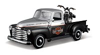 Maisto - Harley-Davidson® 1:25 1950 Chevrolet® 3100™ Pickup + 1:24 1948 FL Panhead