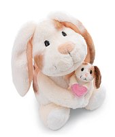 NICI plyš  Zajíček 20 cm s mládětem 6 cm - Little & Me
