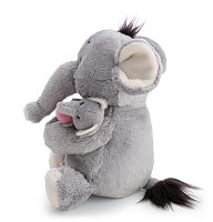 NICI plyš Slon 20 cm s mládětem 6 cm - Little & Me