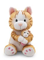 NICI plyš Kočička 20 cm s mládětem 6 cm - Little & Me